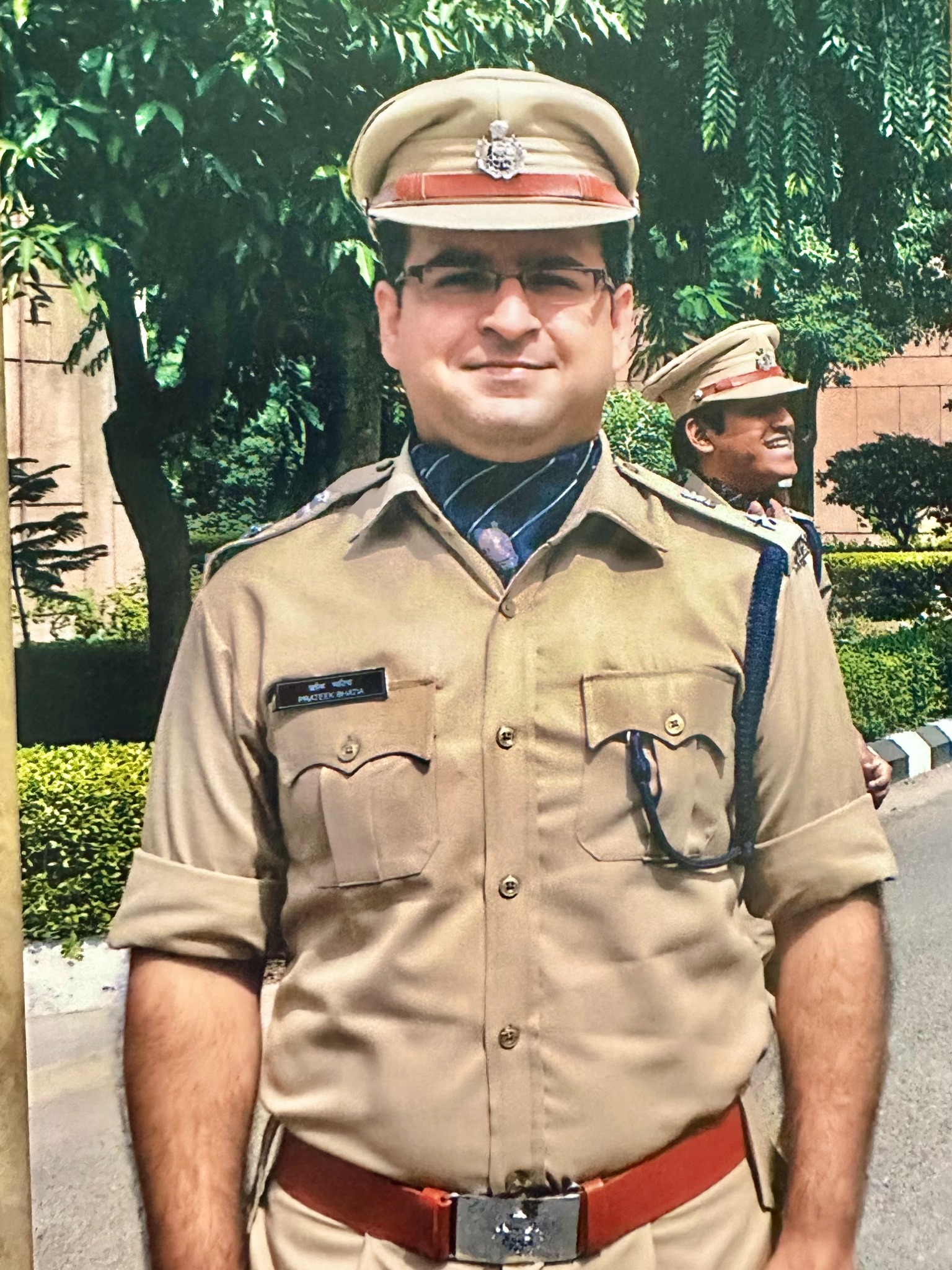 Prateek Bhatia at the completion of Indian Revenue Service training